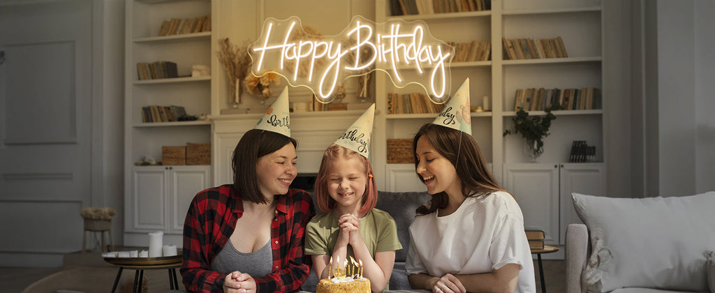 Happy Birthday Neon Signs