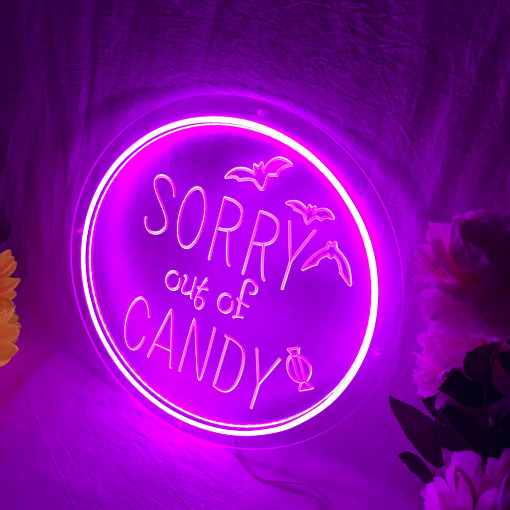 Purple Neon Sign