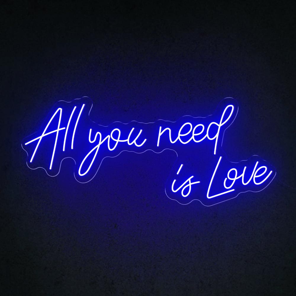 HDJSign - All You Need Is Love Wedding Neon Sign HDJ Sign