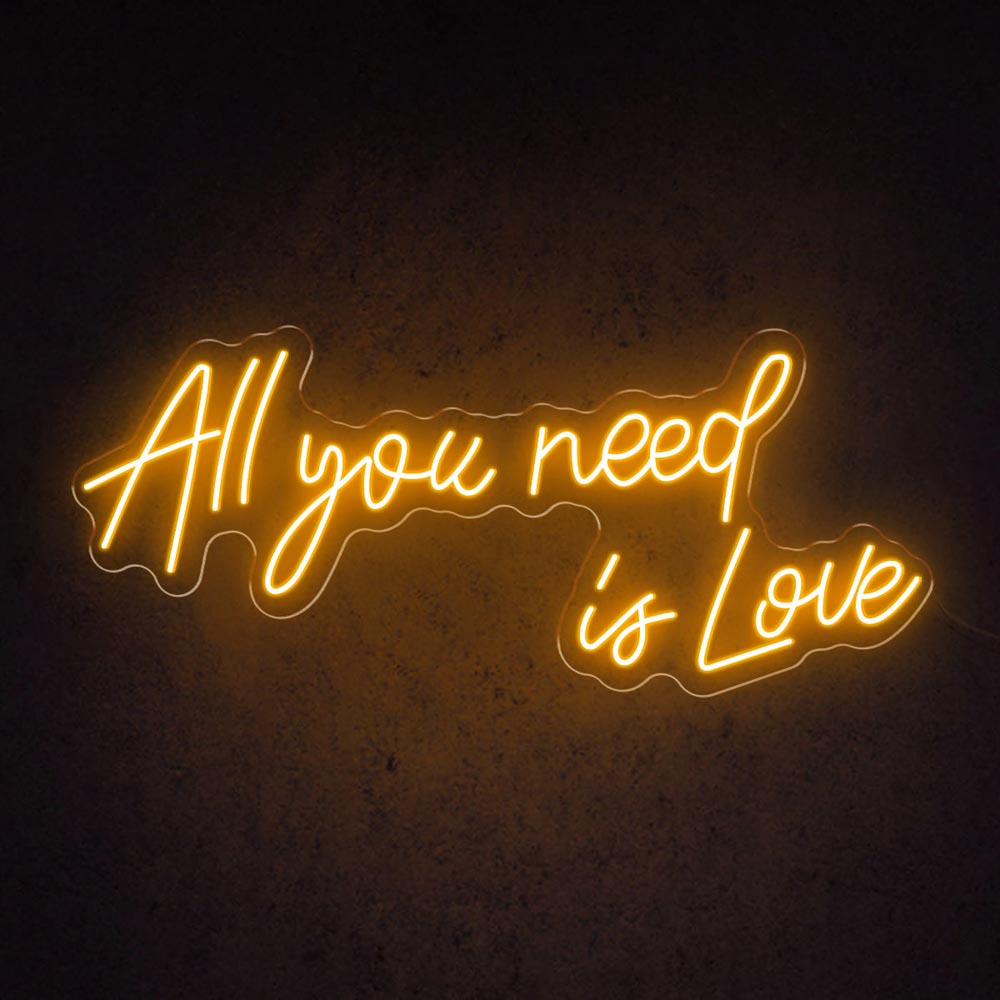 HDJSign - All You Need Is Love Wedding Neon Sign HDJ Sign