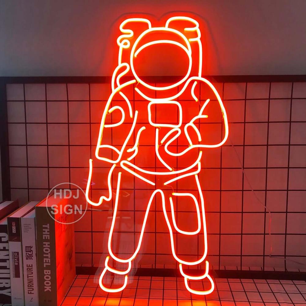 HDJSign - Astronaut Spaceman Space Neon Sign HDJ Sign