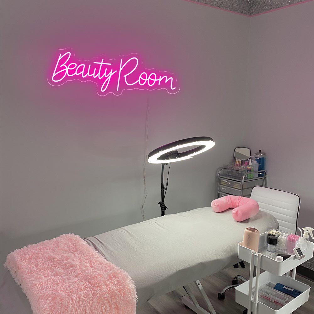 HDJSign - Beauty Room Salon Neon Sign HDJ Sign