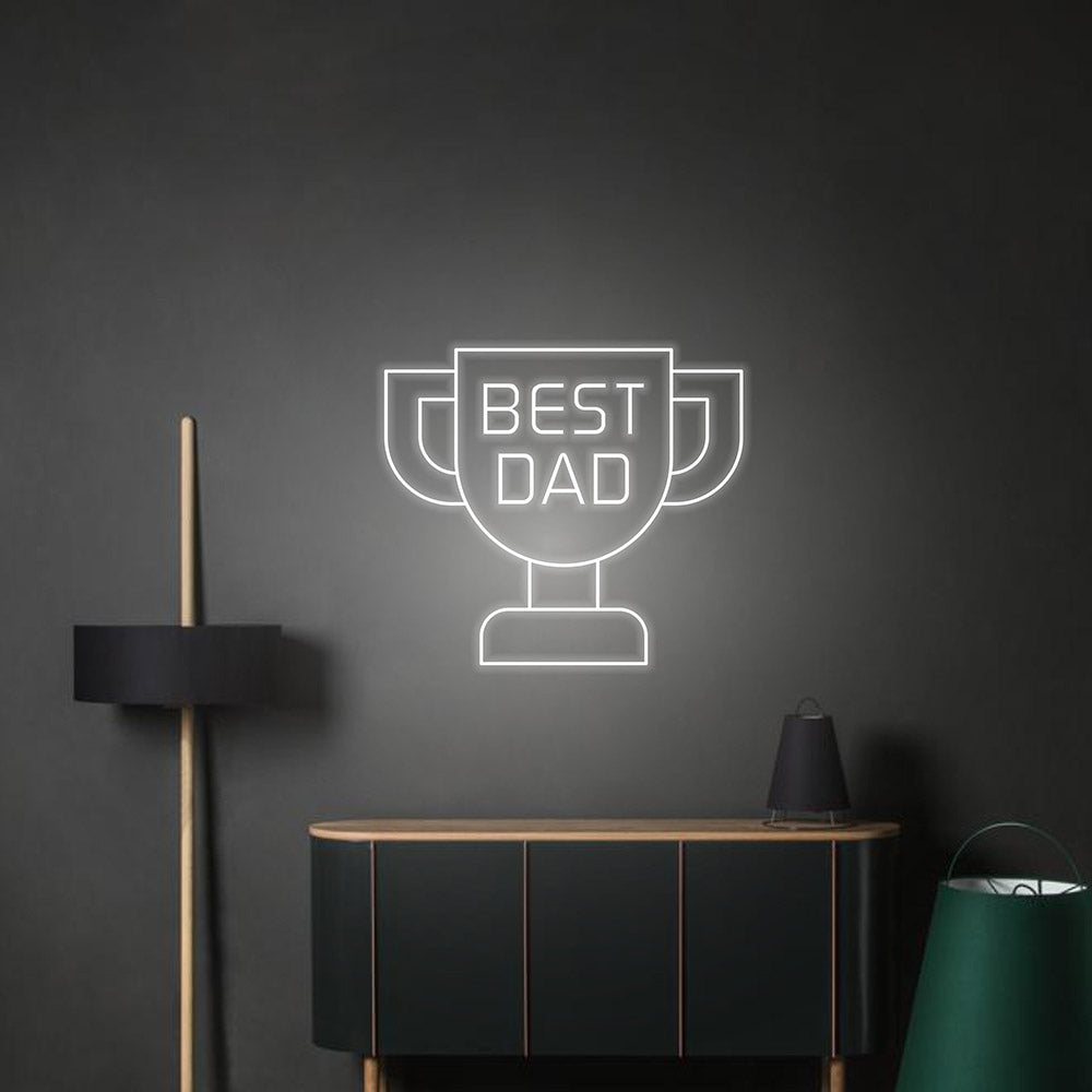 HDJSign - Best Dad Home Neon Sign HDJ Sign