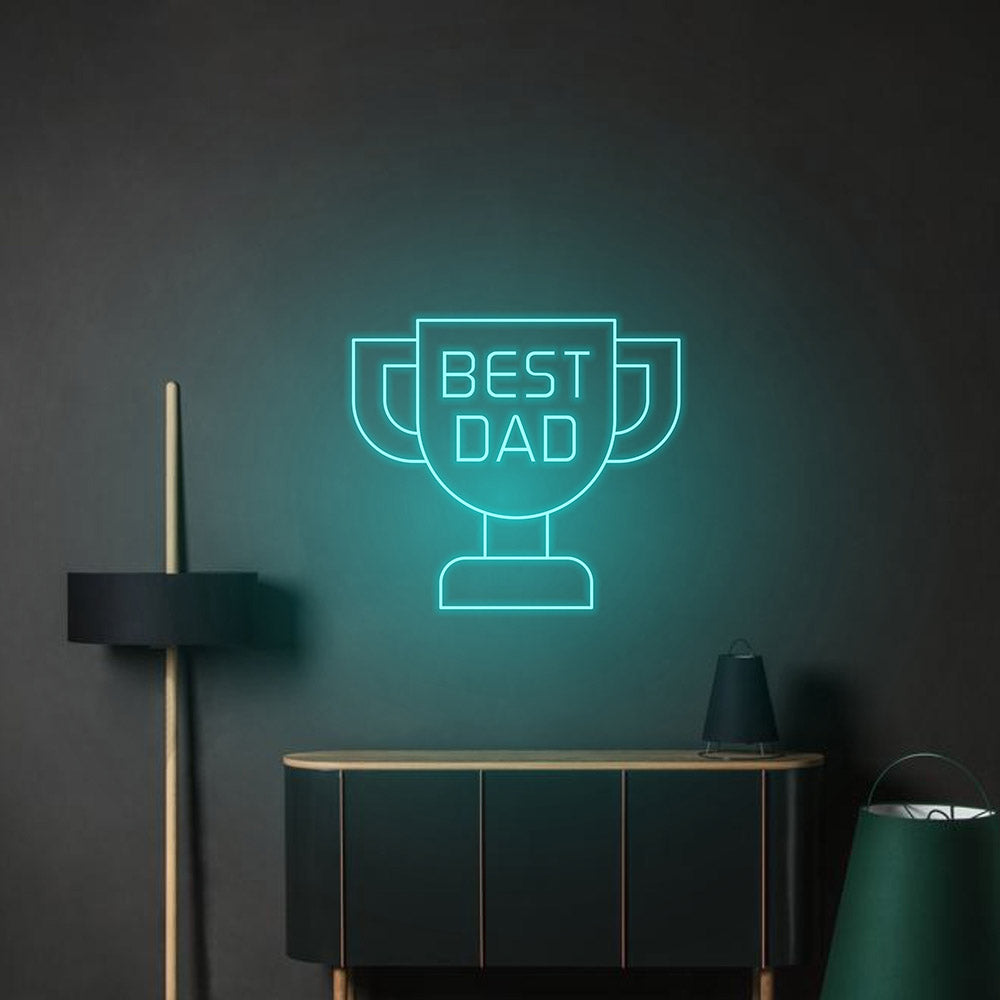 HDJSign - Best Dad Home Neon Sign HDJ Sign