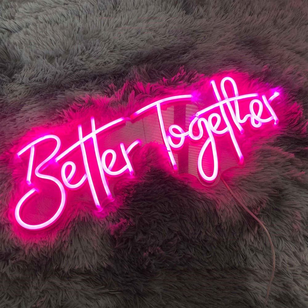 HDJSign - Better Together Wedding Neon Sign HDJ Sign