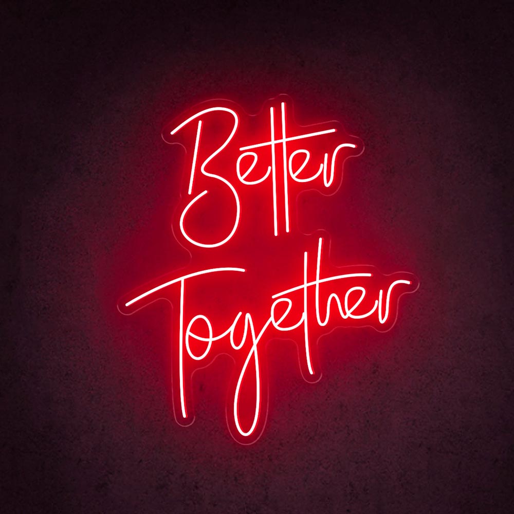 HDJSign - Better Together Wedding Neon Sign HDJ Sign