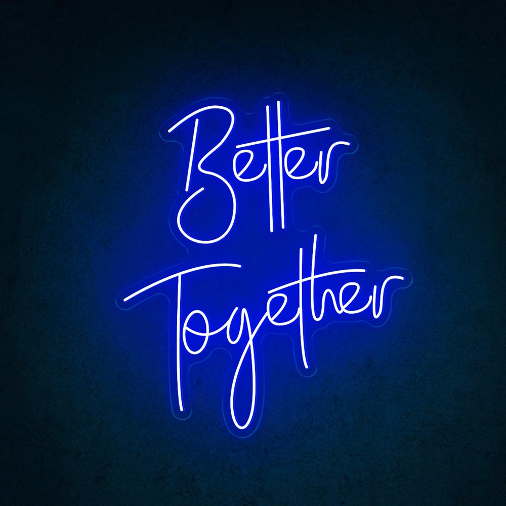 HDJSign - Better Together Wedding Neon Sign HDJ Sign