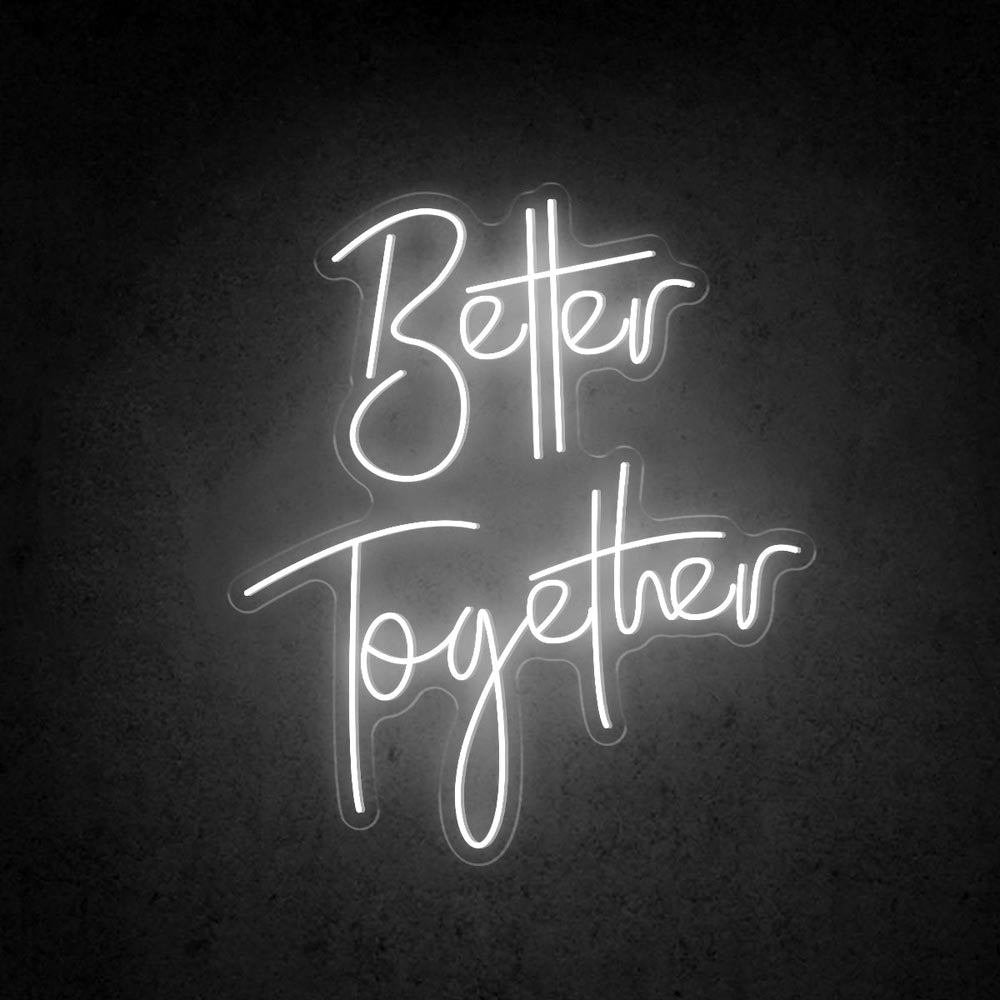 HDJSign - Better Together Wedding Neon Sign HDJ Sign