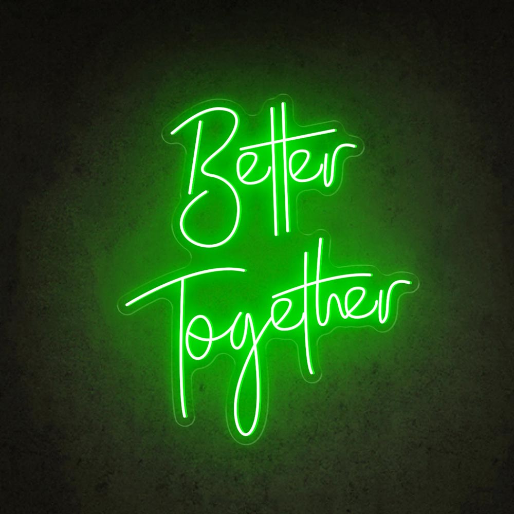 HDJSign - Better Together Wedding Neon Sign HDJ Sign