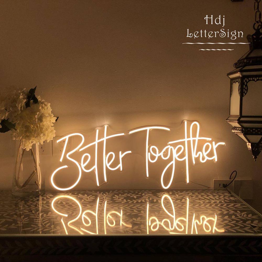 HDJSign - Better Together Wedding Neon Sign HDJ Sign