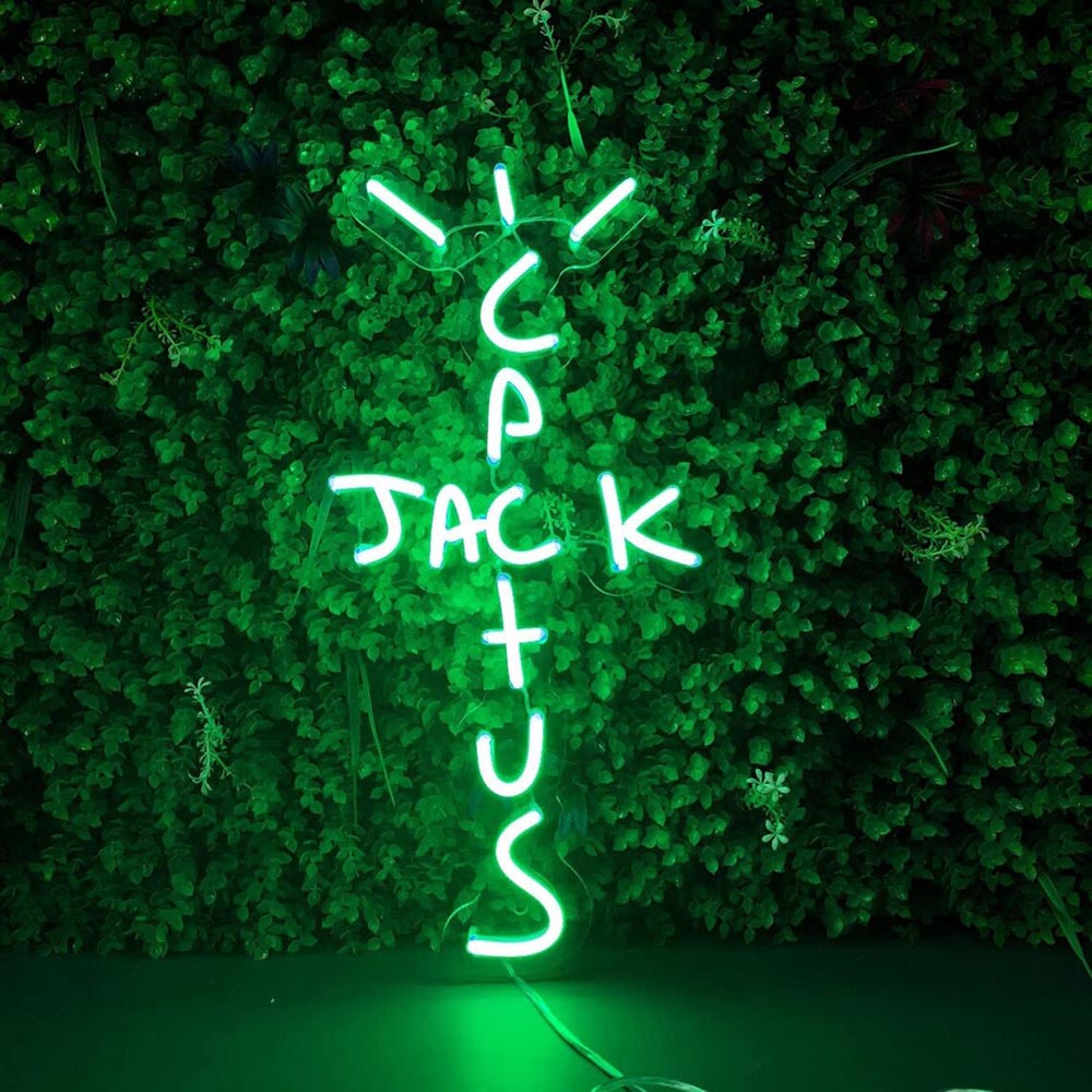 HDJSign - Cactus Jack Logo Neon Sign HDJ Sign