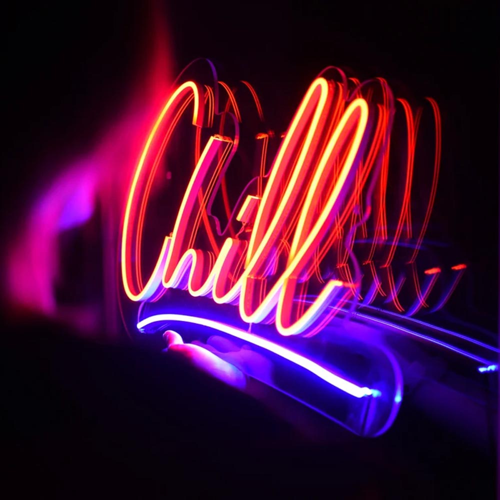 HDJSign - Chill Word Neon Sign HDJ Sign