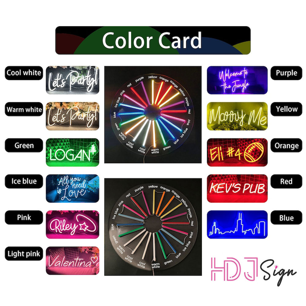 HDJSign - Custom Username Neon Sign HDJ Sign