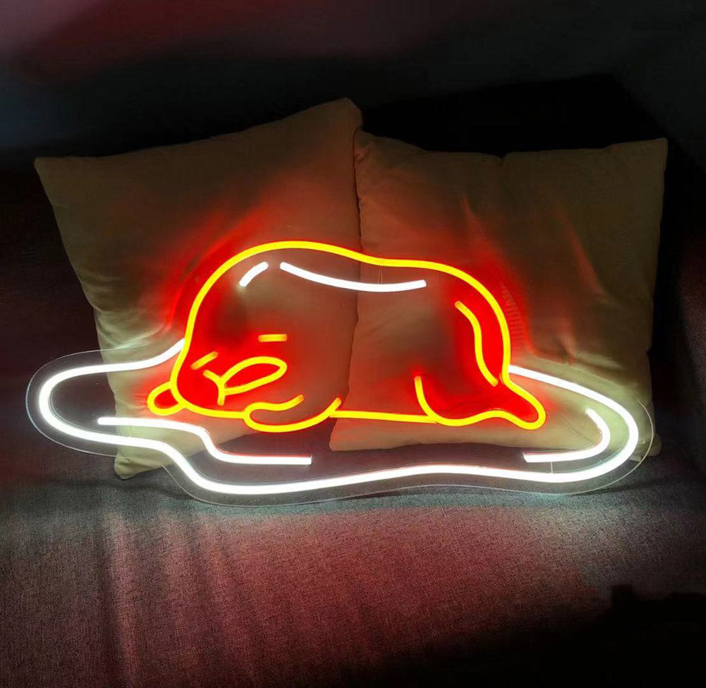 HDJSign - Cute Lazy Egg Anime Neon Sign HDJ Sign