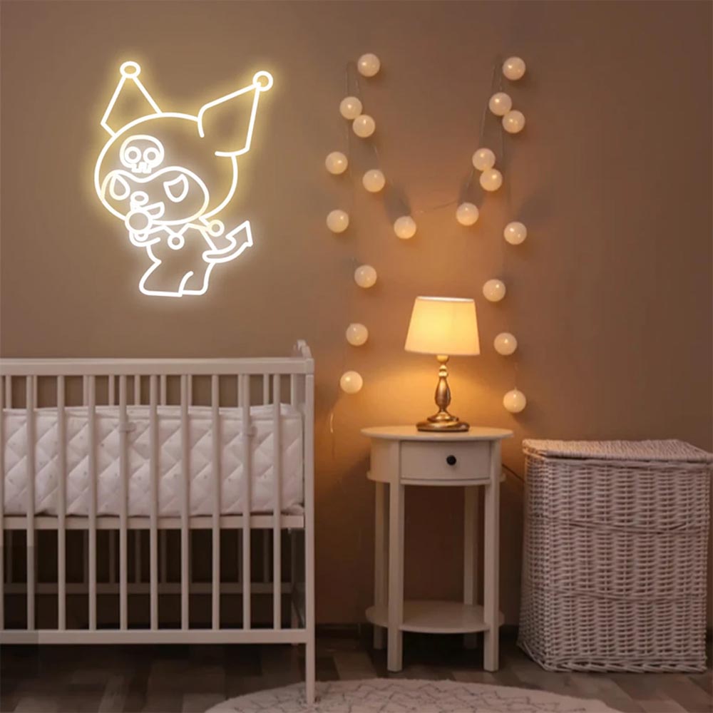 HDJSign - Cute Sanrio Kuromi Anime Neon Sign HDJ Sign