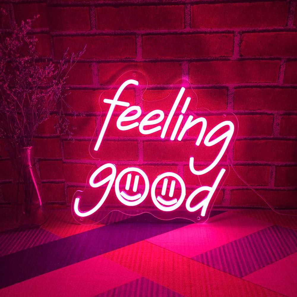 HDJSign - Felling Good Word Neon Sign HDJ Sign