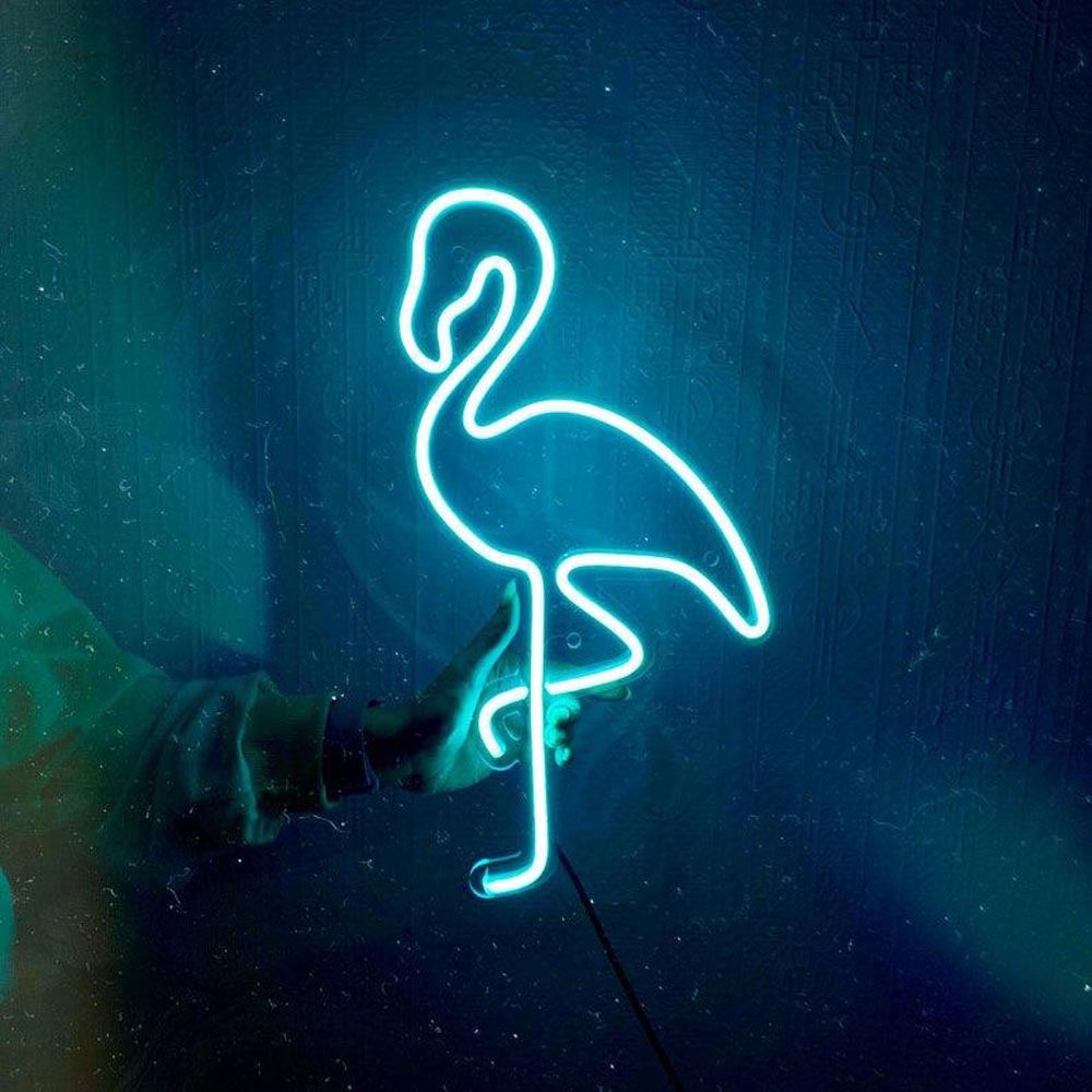 HDJSign - Flamingo Home Neon light HDJ Sign