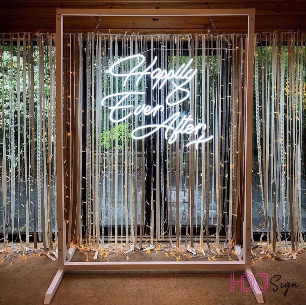 HDJSign - Happily Ever After Wedding Neon Sign HDJ Sign