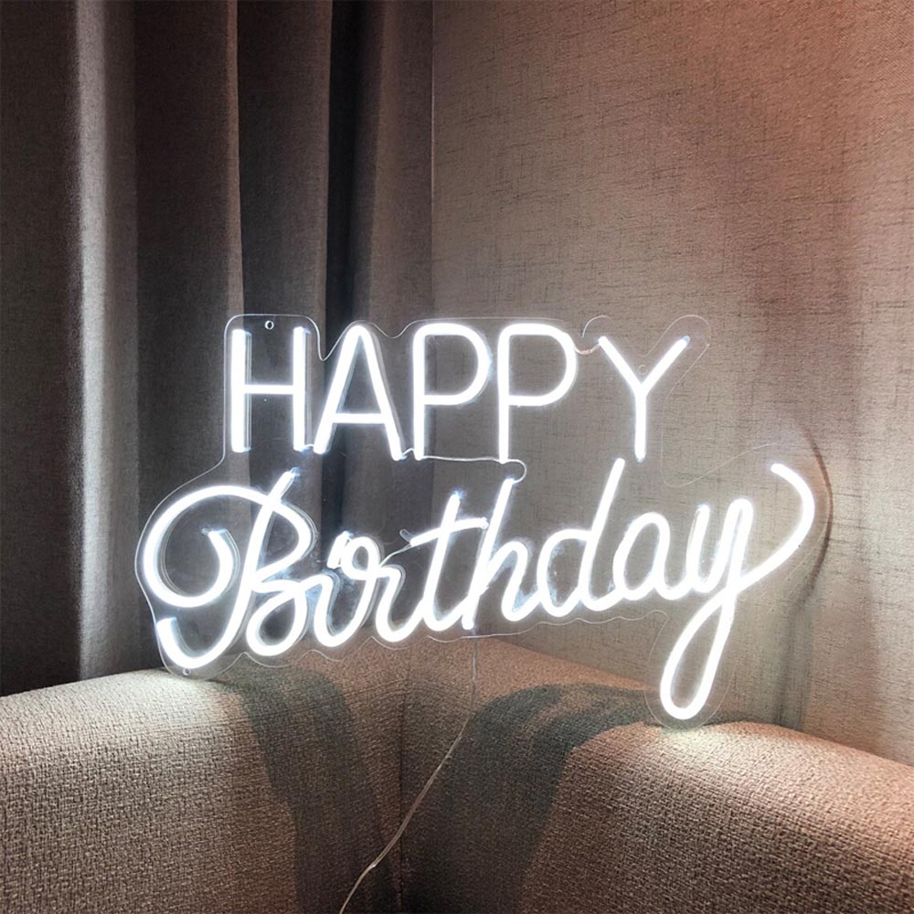 HDJSign - Happy Birthday Neon Sign HDJ Sign