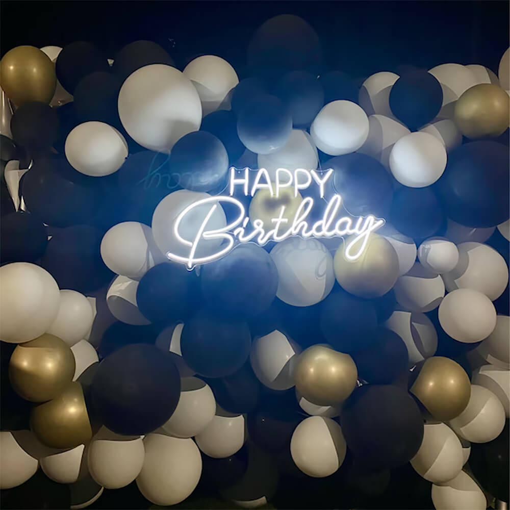 HDJSign - Happy Birthday Neon Sign HDJ Sign