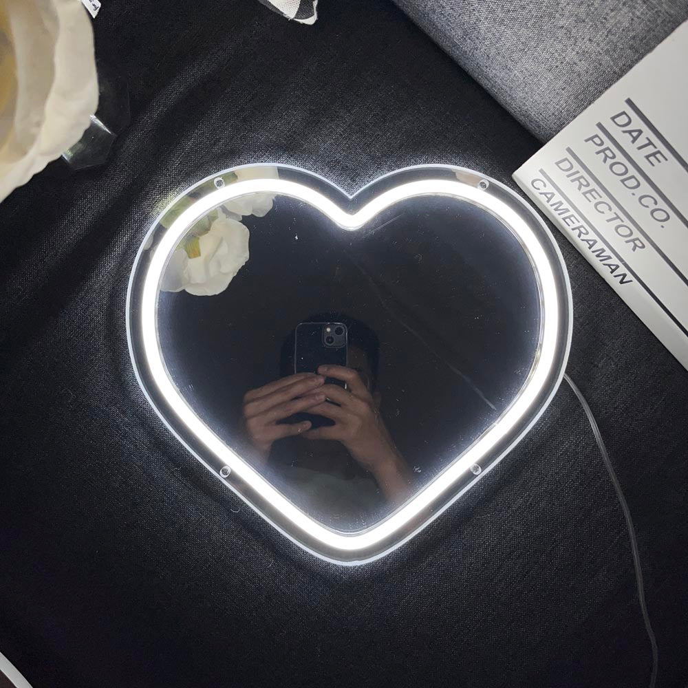 HDJSign - Heart Mirror Neon Sign HDJ Sign