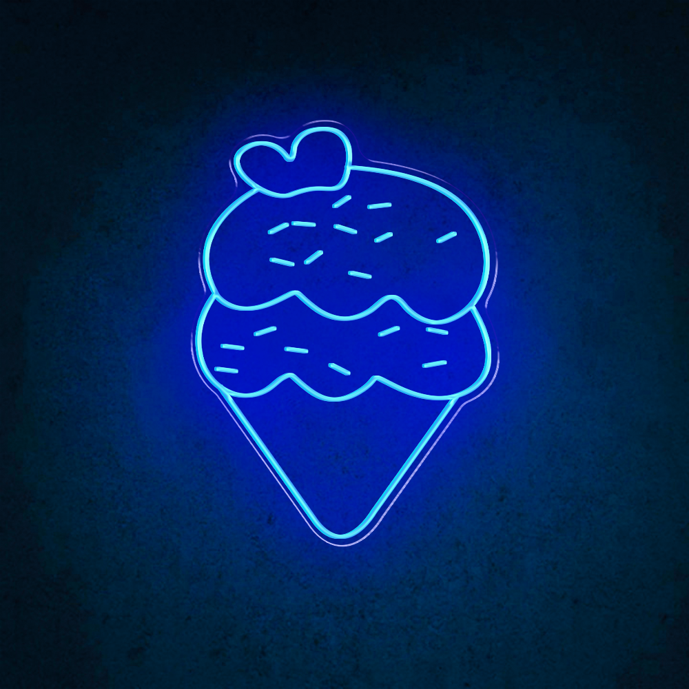 HDJSign - Ice Cream Business Neon Sign HDJ Sign