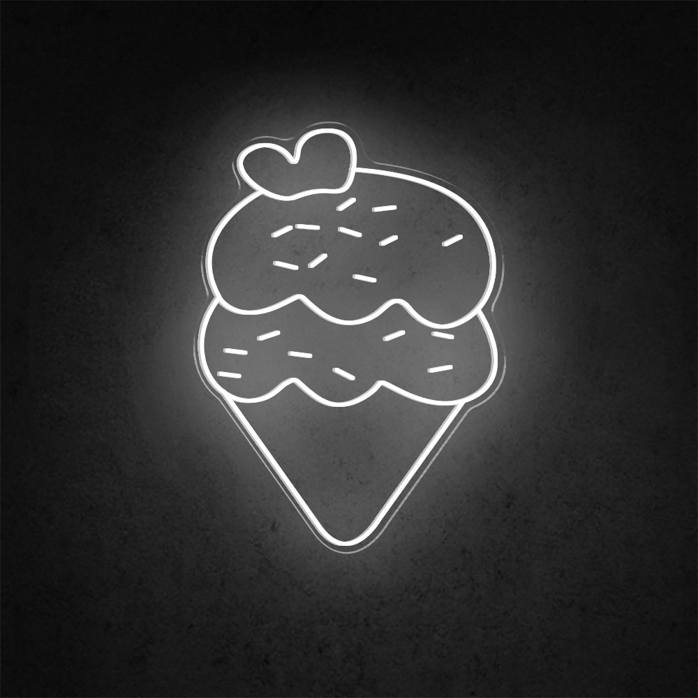 HDJSign - Ice Cream Business Neon Sign HDJ Sign