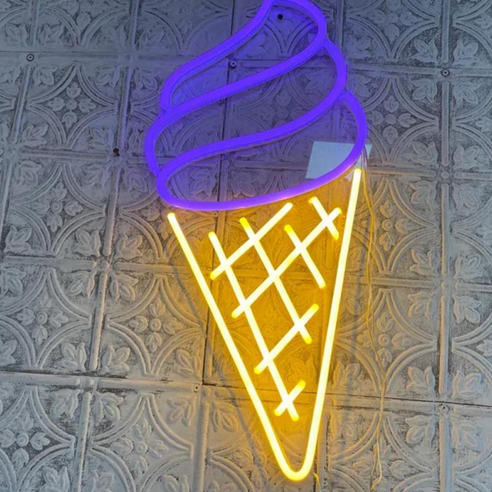 HDJSign - Ice Cream Business Neon Sign HDJ Sign