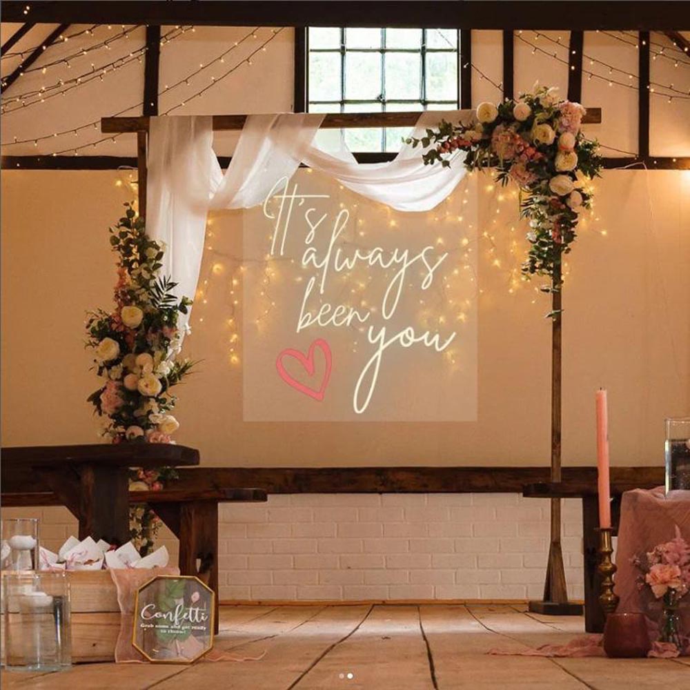 HDJSign - It's Always Been You Wedding Neon Sign HDJ Sign