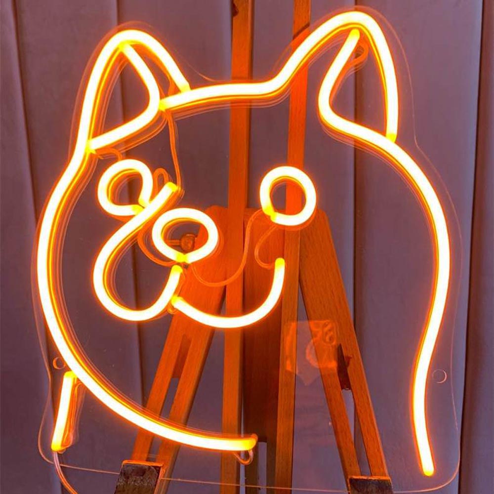 HDJSign - Japanese Akita Dog Animal Neon Sign HDJ Sign