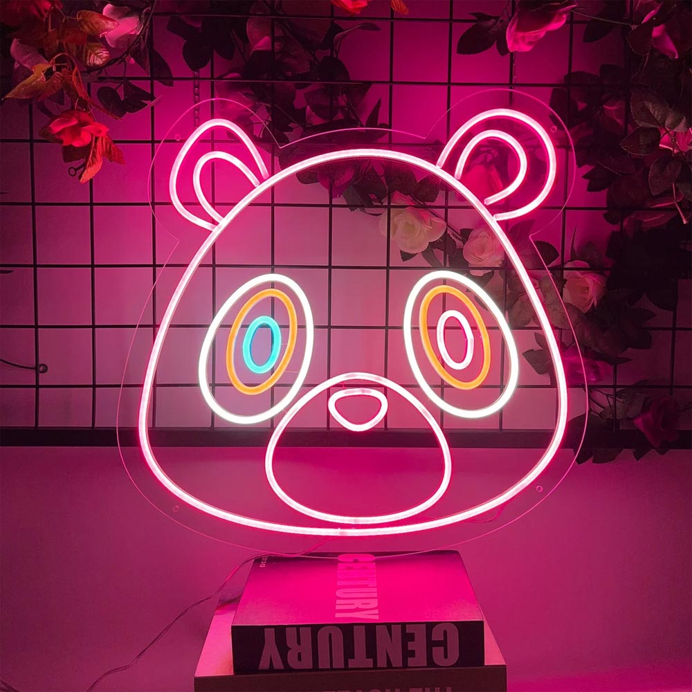 HDJSign - Kanye Bear Anime Neon Sign HDJ Sign