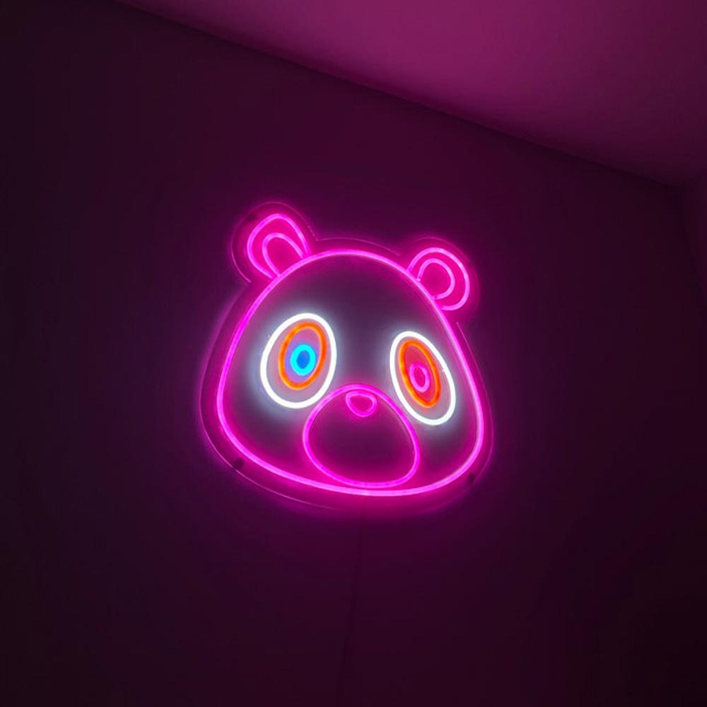 HDJSign - Kanye Bear Anime Neon Sign HDJ Sign