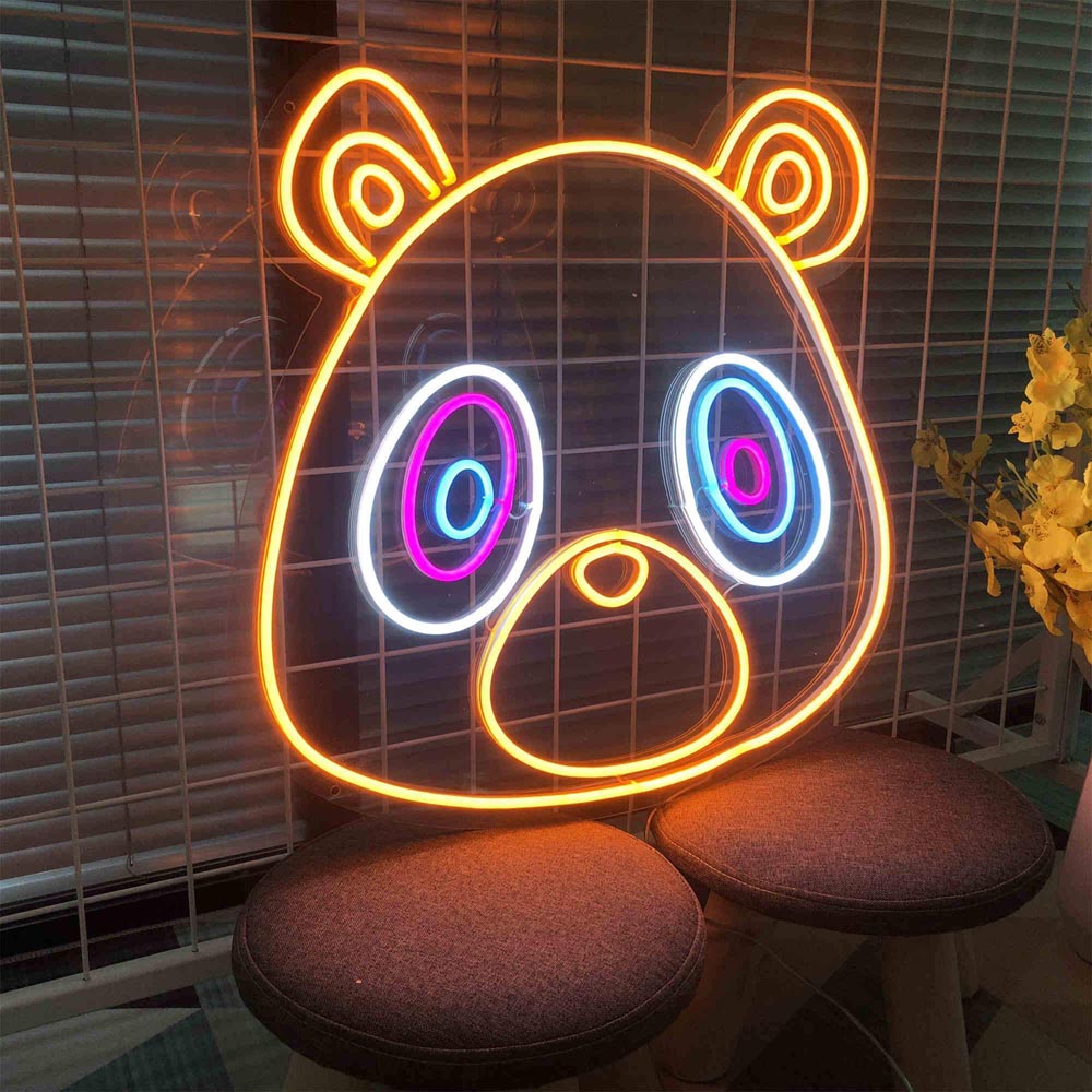 HDJSign - Kanye Bear Anime Neon Sign HDJ Sign