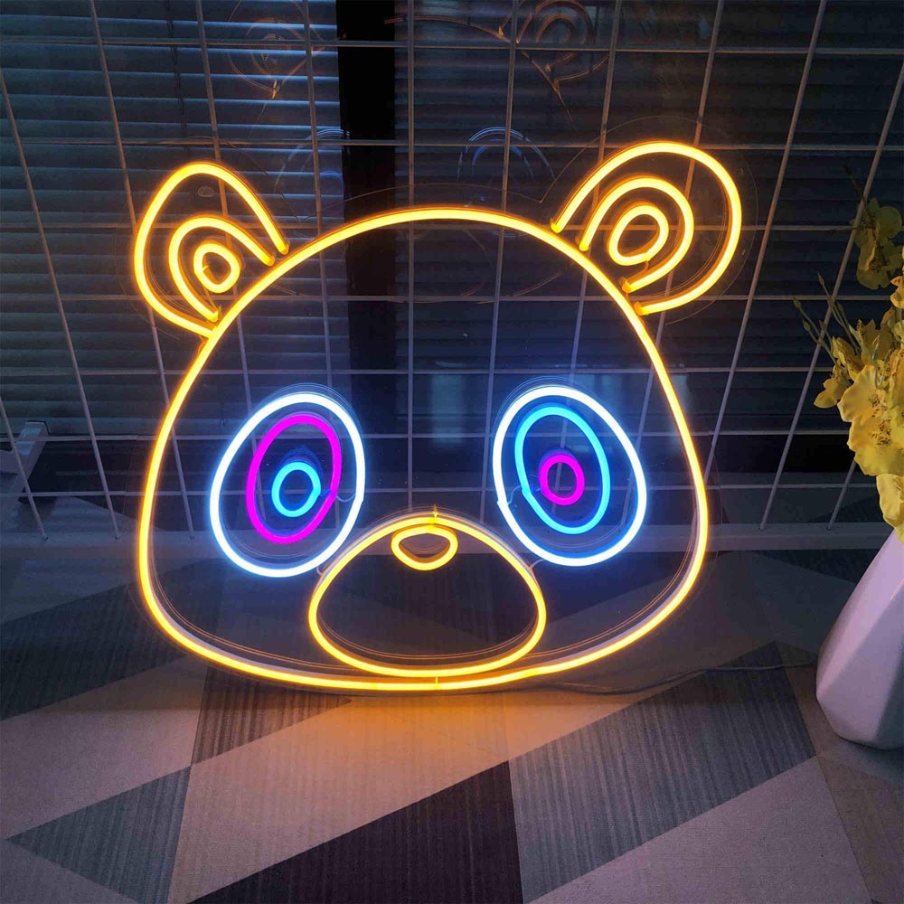 HDJSign - Kanye Bear Anime Neon Sign HDJ Sign