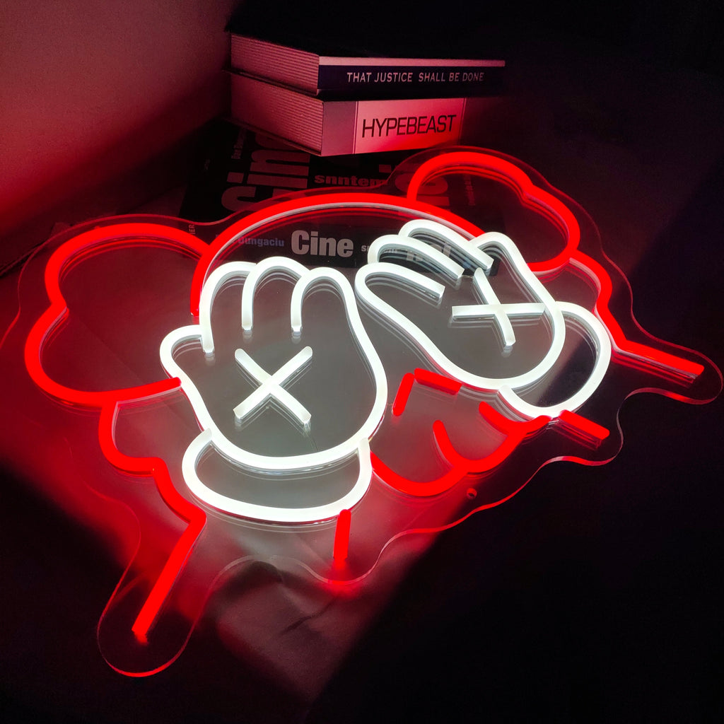 HDJSign - Kaws Hypebeast Anime Neon Sign HDJ Sign