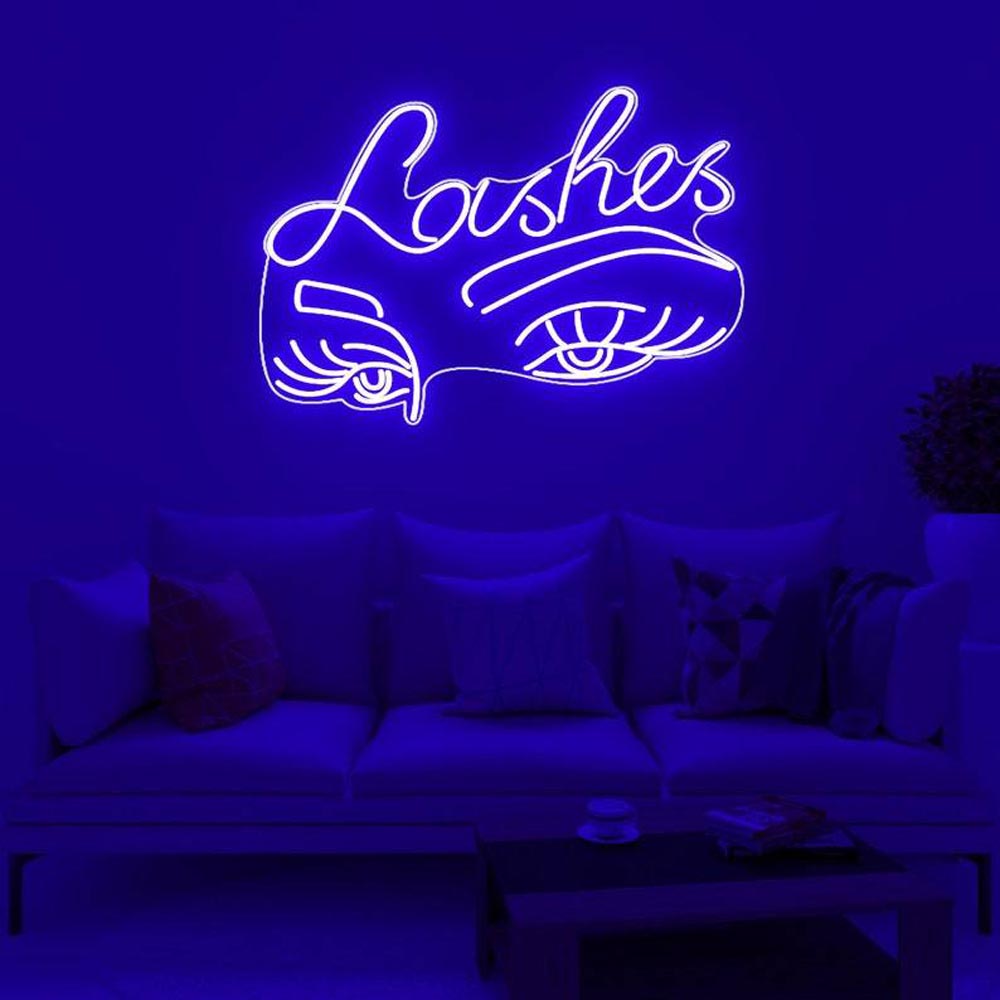 HDJSign - Lashes Salon Neon Sign HDJ Sign