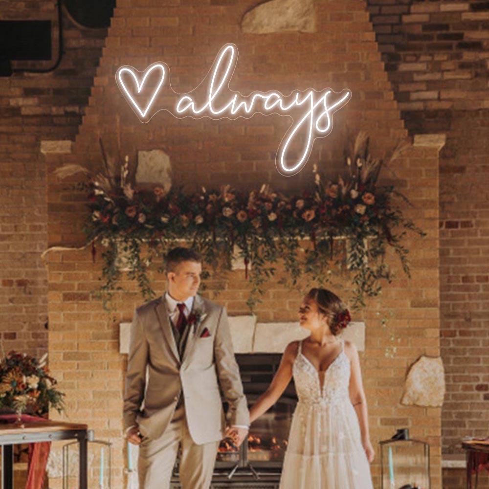 HDJSign - Love Always Wedding Neon Sign HDJ Sign