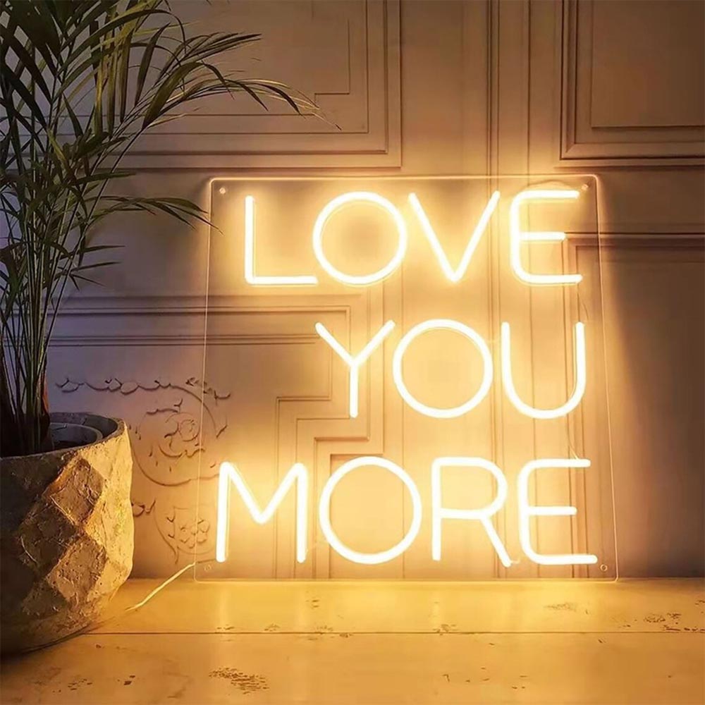 HDJSign - Love You More Wedding Neon Sign HDJ Sign