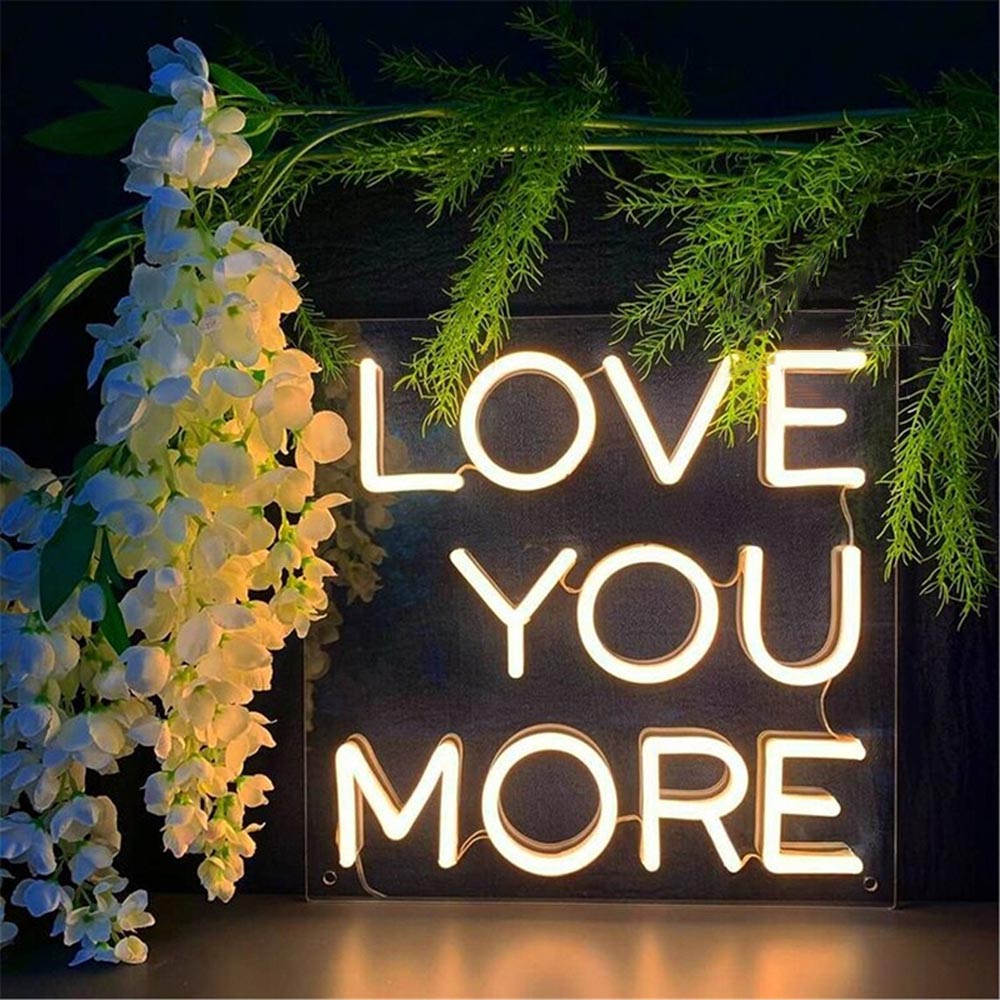 HDJSign - Love You More Wedding Neon Sign HDJ Sign