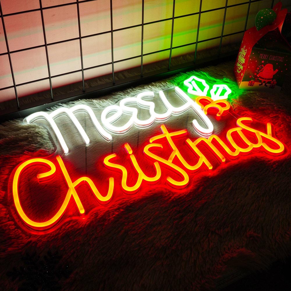 HDJSign - Merry Christmas Holiday Neon Sign HDJ Sign