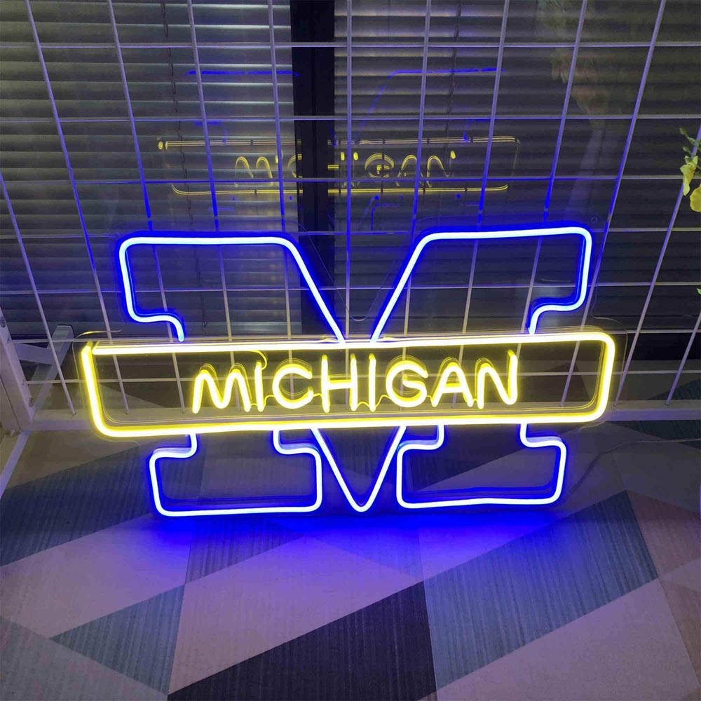 HDJSign - Michigan University Neon Sign HDJ Sign