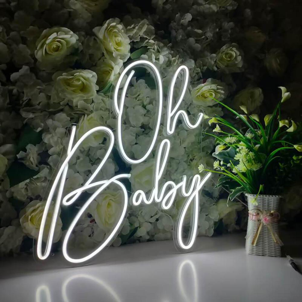 HDJSign - Oh Baby Wedding Neon Sign HDJ Sign