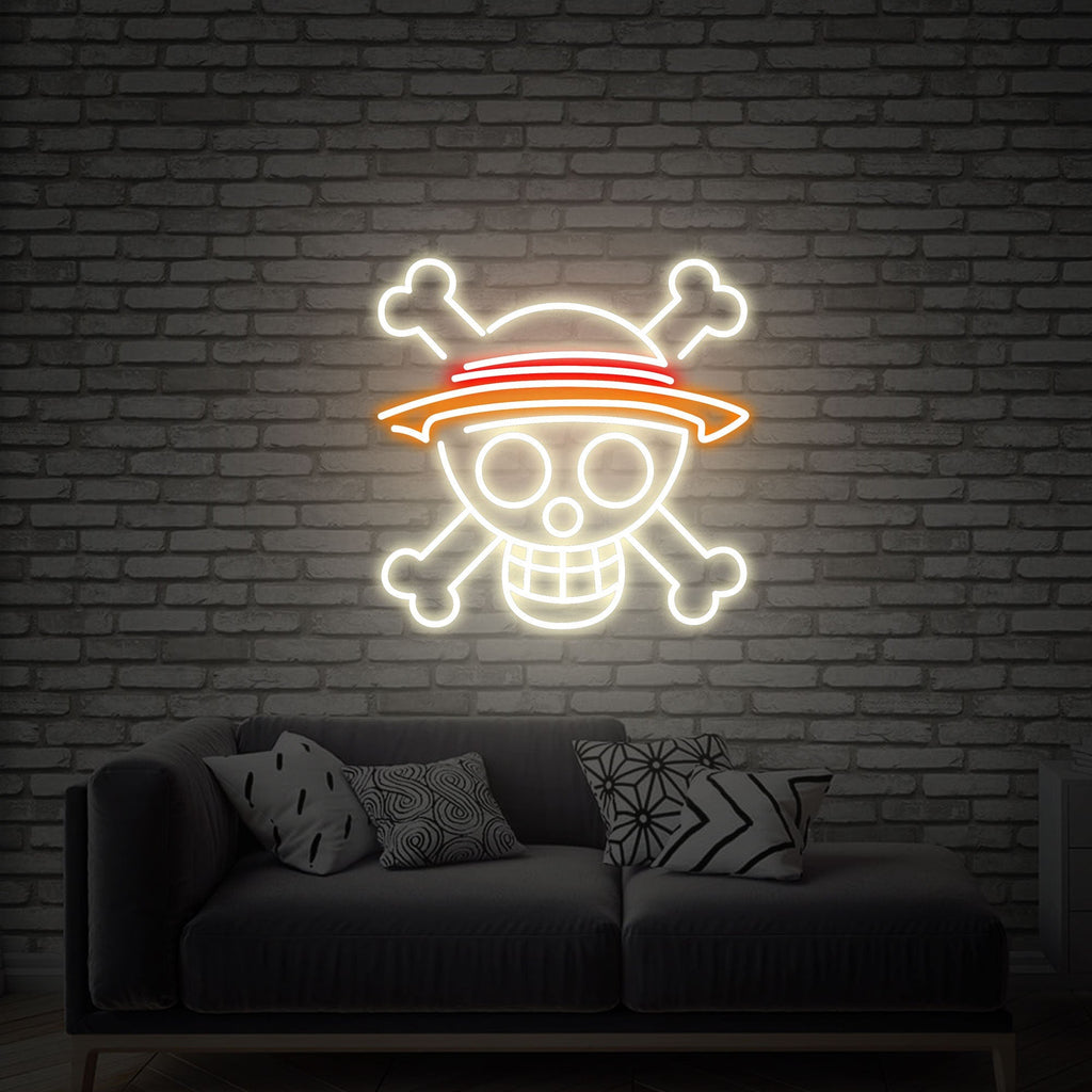 HDJSign - One Piece Skull Anime Neon Sign HDJ Sign