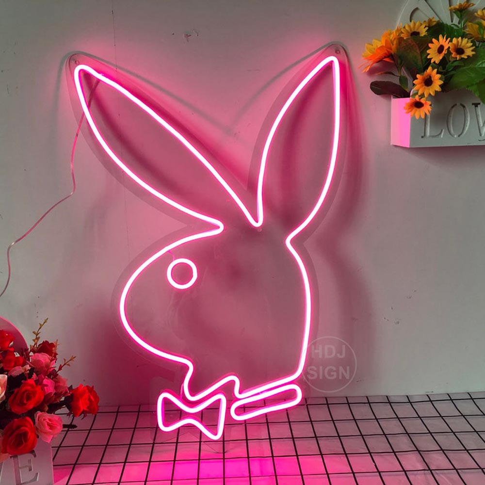 HDJSign - Playboy Logo Neon Sign HDJ Sign