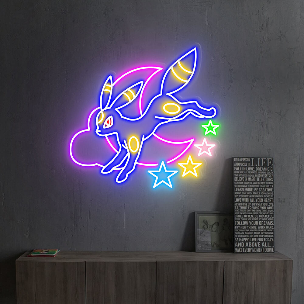 HDJSign - Pokémon Umbreon Anime Neon Sign HDJ Sign