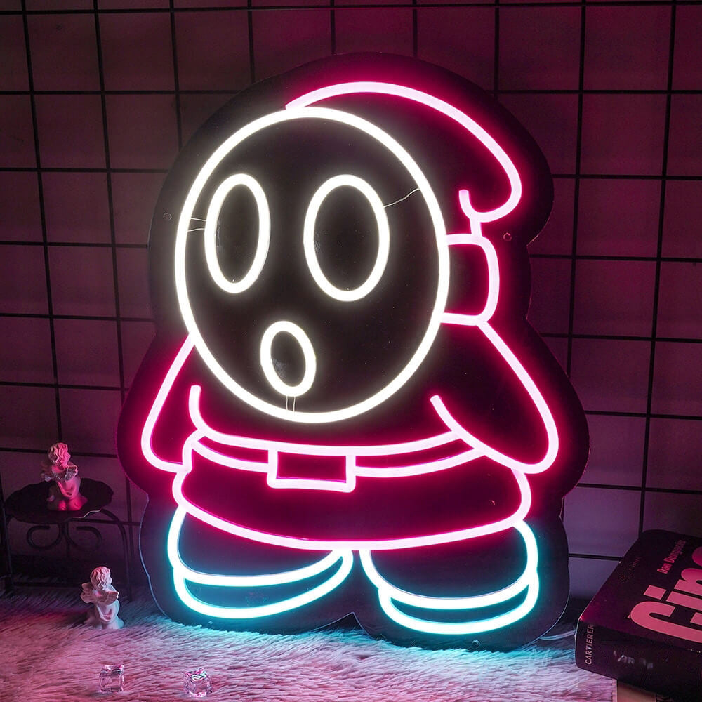 HDJSign - Shy Guy Game Neon Sign HDJ Sign