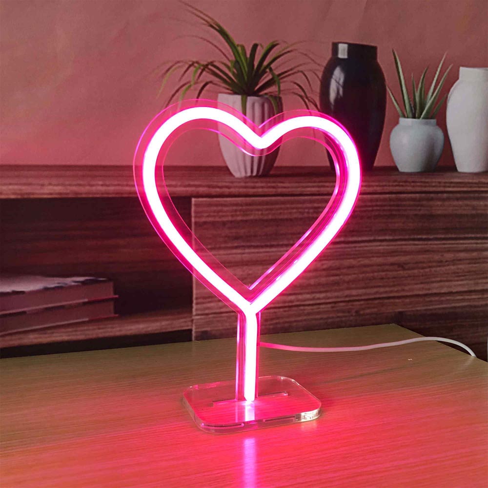 HDJSign - Small Heart USB Neon Sign HDJ Sign