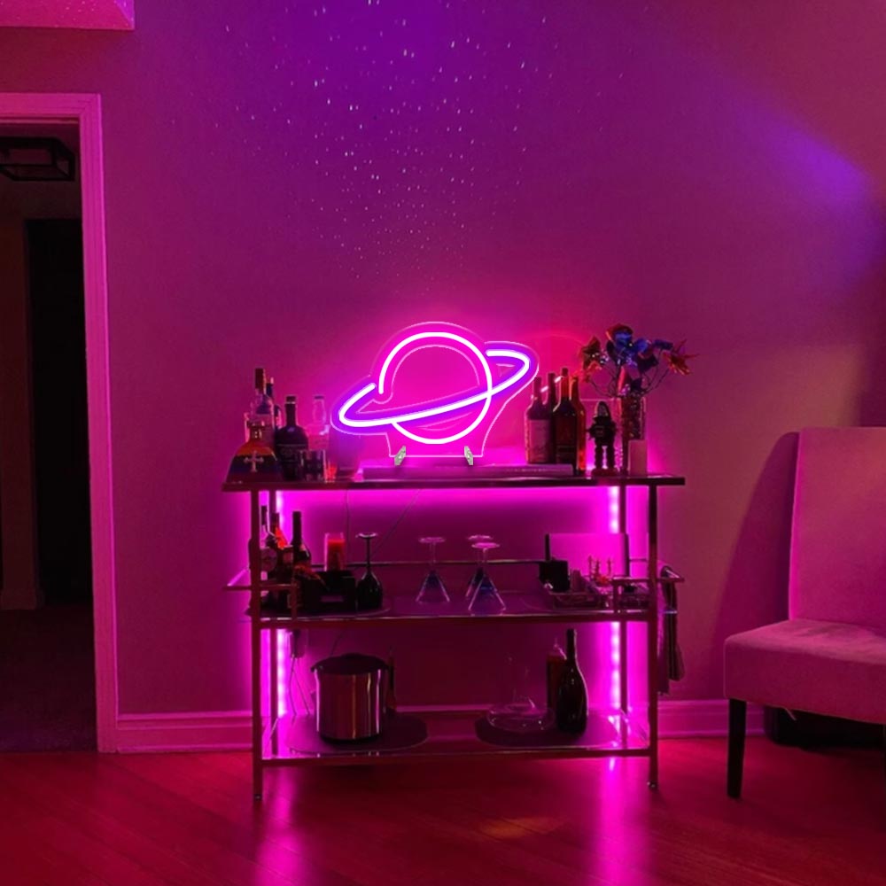 HDJSign - Small Planet USB Neon Sign HDJ Sign