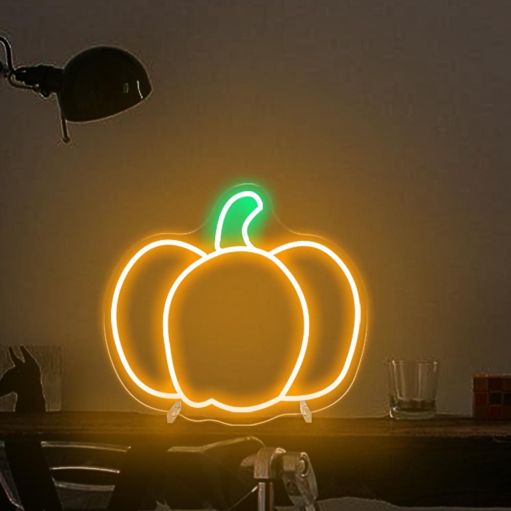 HDJSign - Small Pumpkin USB Neon Sign HDJ Sign