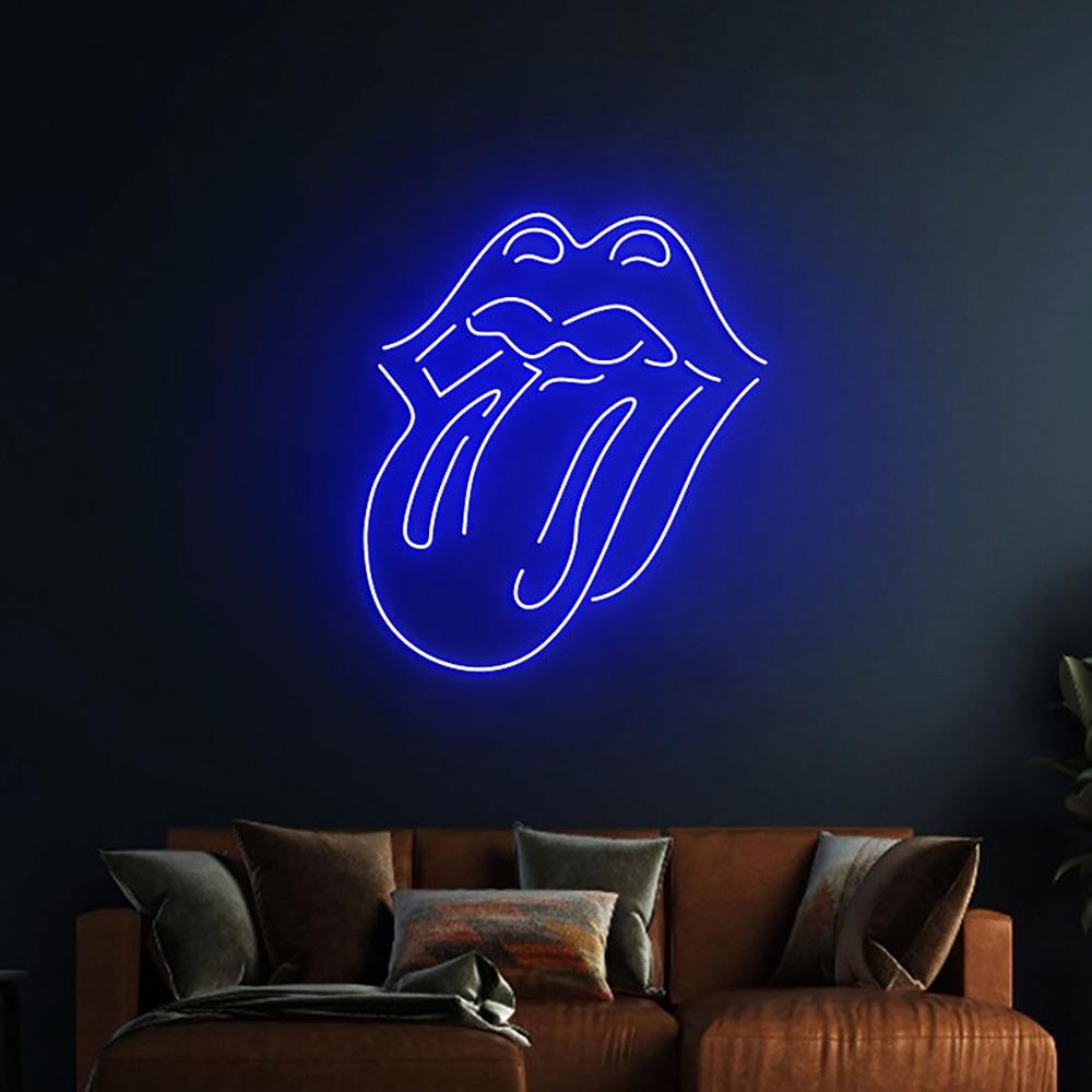 HDJSign - The Rolling Stones Rock Band Music Neon Sign HDJ Sign